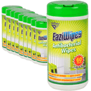 10 Tubs Italplast Eaziwipes Surface Antibacterial 60 Wipes I464 BULK I464 (10 Tubs) - SuperOffice