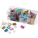 Celco Foldback Clip 19mm Assorted Colours Metallic Pack 96