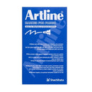 Artline 750 Laundry Fabric Marker 1.2mm Bullet White Pack 12