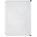 Marbig Binder Pocket Zip Closure A4 Clear Pack 12 2025712 (12 Pack) - SuperOffice