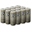 Suntory Boss Coffee Drink Iced Vanilla Latte 237mL 12 Cans Bulk Pack Carton