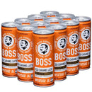 Suntory Boss Coffee Drink Iced Caramel Latte 237mL 12 Cans Bulk Pack Carton