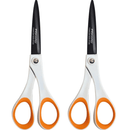 2 Pack Fiskars Titanium Non-Stick Premium Scissors 18cm 2 Pack - 1004720 (18cm) - SuperOffice