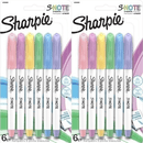 2 Pack Sharpie S-Note Pastel Colours Marker Pens Chisel Tip Pack 6 2130683 (2 Pack) - SuperOffice