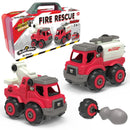Construct-It Puzzle Build-Ables Fire Rescue 2In1 Toy