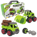 Construct-It Puzzle Build-Ables Forestry 2-In-1 Toy