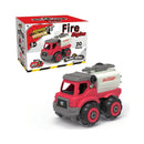 Construct-It Puzzle Build-Ables Mini Fire Engine Toy