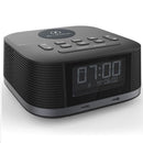 Nero Qi Wireless Charging Radio Clock Bluetooth Speaker Alarm USB-C