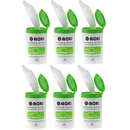 6x Moki Screen Wet Wipes Clean Bottle 50 Pack | TV/Monitor/Tablet/Phone LCD/LED MFM50 (6 Pack) - SuperOffice