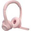 Logitech Zone 300 Wireless Bluetooth Microphone Office Headset Rose Pink
