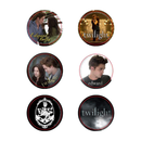 NECA Twilight Pin Set of 6 Style B Cullen Crest