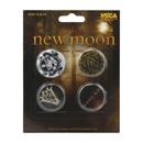 NECA The Twilight Saga: New Moon Pin Set Of 4 Crests