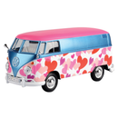 Motormax Volkswagen Collection VW Type 2 (T1) Delivery Van (Love) 1:24 Scale Diecast Vehicle