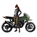 Square Enix Final Fantasy VII Jessie & Motorcycle Play Arts Action Figure