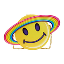 Loungefly Lisa Frank Yellow Rainbow Ring Saturn Crossbody