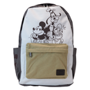 Loungefly Mickey & Friends Canvas & Nylon Full Size Backpack