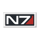 Dark Horse Comics Mass Effect N7 Logo Patch