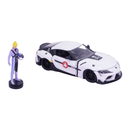 Jada Toys Robotech Roy Focker & 2020 Toyota Supra 1:24 Scale