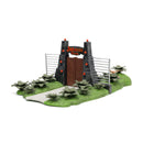 Jada Toys Jurassic Park Nano Scene Diorama with 2 vehicles