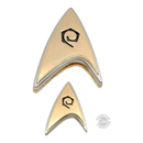 Quantum Mechanix Star Trek: Discovery Enterprise Operations Badge & Pin Set