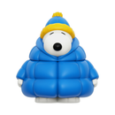 Super7 Peanuts Snoopy in Puffy Blue & Yellow Coat Fun! Fun! Figure