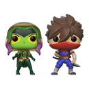 Funko Pop Marvel vs Capcom: Infinite Gamora vs. Strider Pop! Vinyl 2 pack
