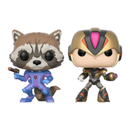 Funko Pop Marvel vs Capcom: Infinite Rocket Raccoon vs. Mega Man X Player 2 US Exc Pop! Vinyl 2 pack