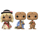 Funko Pop E.T. the Extra Terrestrial E.T. in Disguise, in Robe & with Flowers US Exclusive Pop! 3 Pack [