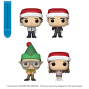 Funko Pop The Office Holiday Tree Box US Exclusive Pocket Pop! Vinyl 4 Pack [RS]