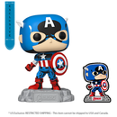 Funko Pop Marvel Comics Captain America 60th Anniversary (with Pin) US Exclusive Pop! Vinyl [RS]