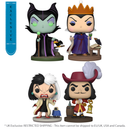 Funko Pop Disney: Villains  US Exclusive Glow Pop! Vinyl 4 Pack [RS]