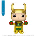 Funko Pop Marvel Comics Loki with Sweater Holiday US Exclusive Metallic Pop! Vinyl [RS]