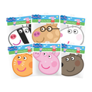 Star Cutouts Peppa Pig Peppa & Friends Masks 6 Pack