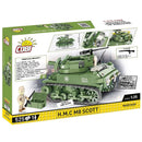 Cobi World War 2 Howitzer Motor Carriage M8 Scott (519 Piece Kit)