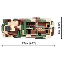 Cobi World War 2 Sd.Kfz.251/9 Stummel Half Track (485 Piece Kit)