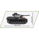 Cobi World War 2 Panzer III Ausf.J (590 Piece Kit)