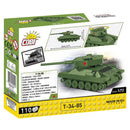 Cobi World War 2 T 34 85 Tank (110 Piece Kit)