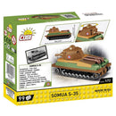 Cobi World War 2 Somua S 35 Tank (99 Piece Kit)
