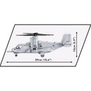 Cobi Armed Forces Bell Boeing V 22 Osprey (1086 Piece Kit)