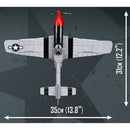 Cobi Top Gun Mustang P 51D (350 Piece Kit)