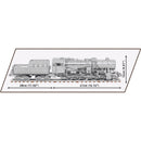 Cobi Trains Kriegslokomotive Baureihe 52 Locomotive 1:35 Scale (2476 Piece Kit)