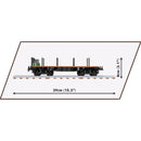 Cobi Trains Schwerer Plattwormwagen Type Ssys 1:35 Scale (424 Piece Kit)