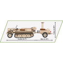 Cobi World War 2 SD. KFZ. 10 & Field Kitchen (367 Piece Kit)