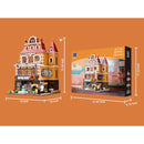 Pantasy Retro Series Bakery Construction Set (2663 Piece Kit)