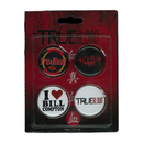 Ikon Collectables True Blood   Pin Set Of 4 (