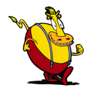 Ikon Collectables Rocko's Modern Life Heffer Enamel Pin