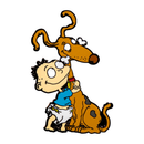 Ikon Collectables Rugrats Tommy & Spike Enamel Pin