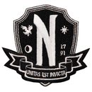 Ikon Collectables Wednesday Nevermore School Logo Patch