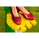 Ikon Collectables Wizard of Oz Scaled Ruby Slippers Statuette on light up Stand