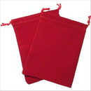 Chessex 02374 Dice Bag Suedecloth S Red 4"x5 1/2